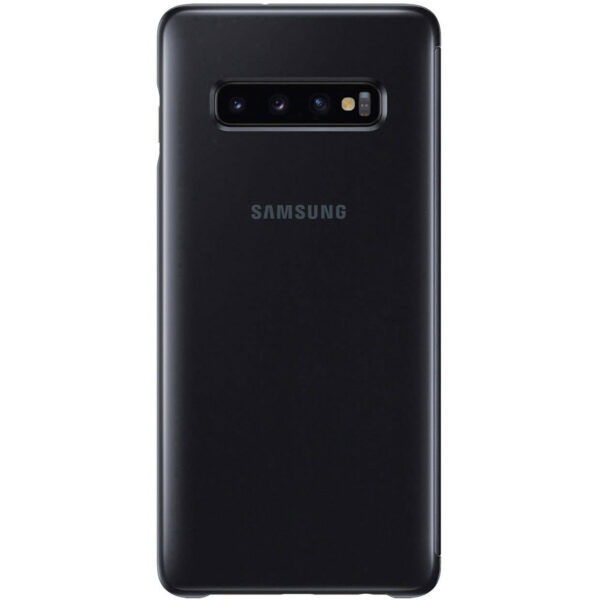 Funda original Samsung Clear View para Samsung Galaxy 10 Plus negra - Imagen 3