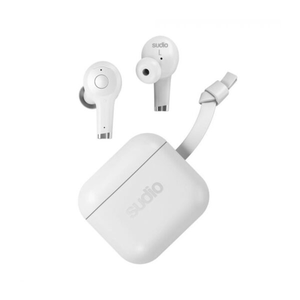 Auriculares Noise Cancelling Sudio ETT True Wireless Blanco (NUEVO)