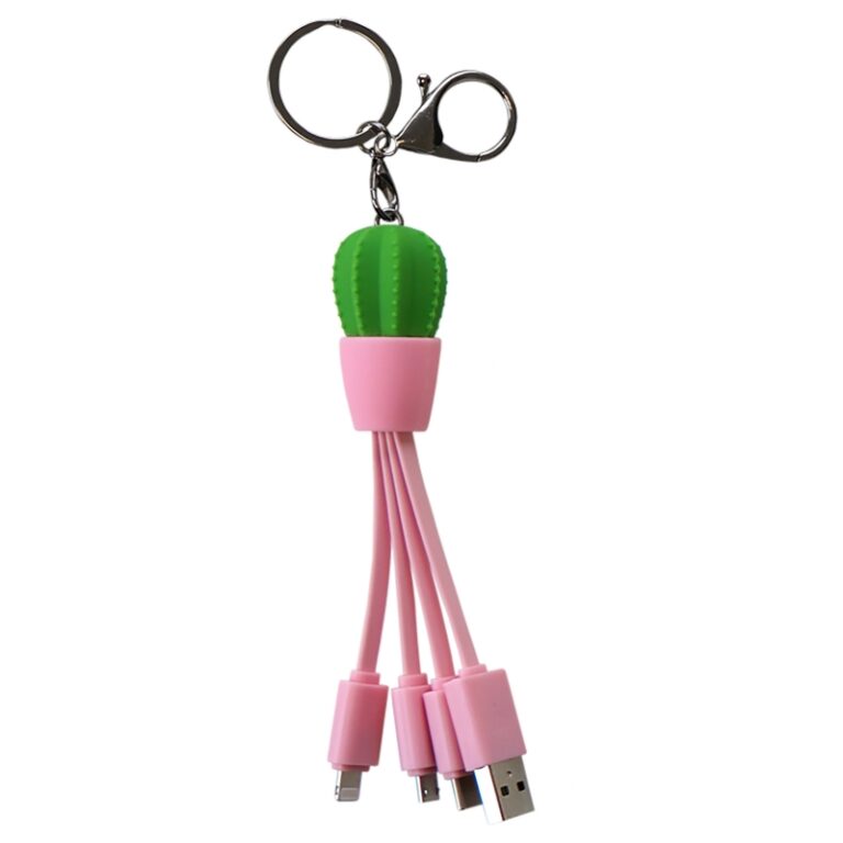 Cable Yello Koko Cactus 3 en 1 USB A/micro USB y USB C y light.. 0.15m