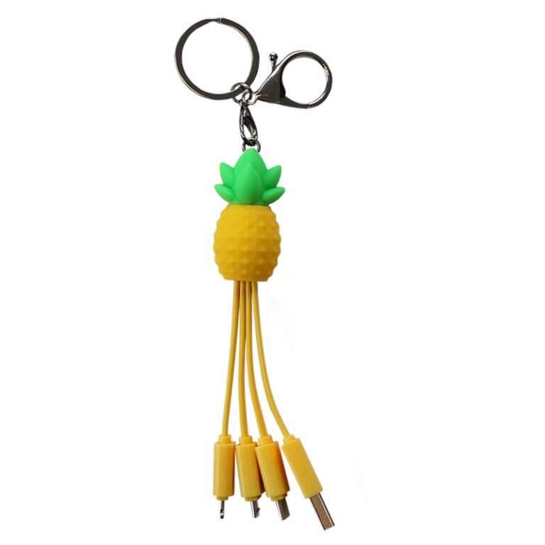 Cable Yello Koko Pineapple 3 en 1 USB A/micro USB y USB C y Light.. 0.15m
