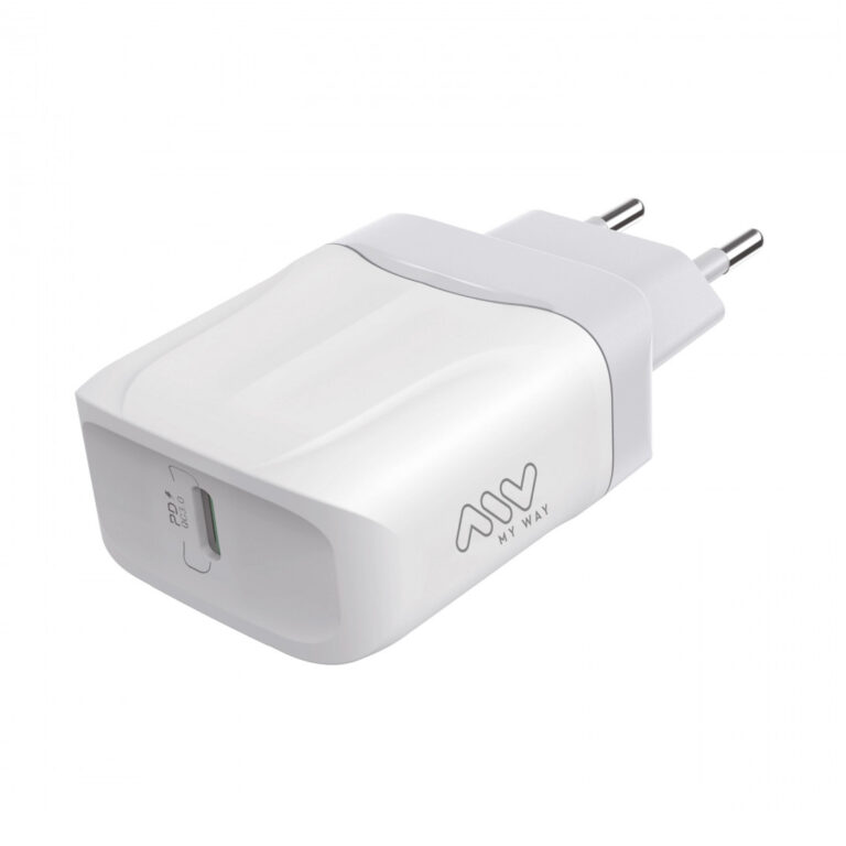 Transformador Myway Tipo C PD 20W blanco
