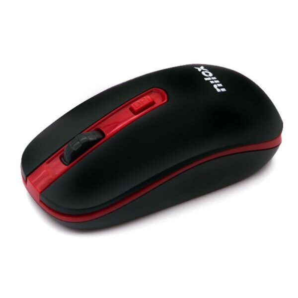 Nilox Ratón Óptico Inalámbrico 1600 DPI Rojo - Imagen 2