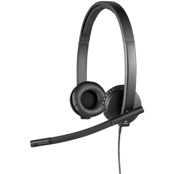 Logitech H570E Auriculares con Micrófono Negros - Imagen 2