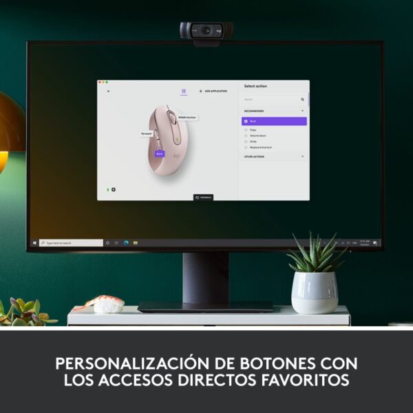 Ratón Óptico Inalámbrico Logitech Signature M650 L 2000DPI Usado **Sin embalaje original** - Imagen 6
