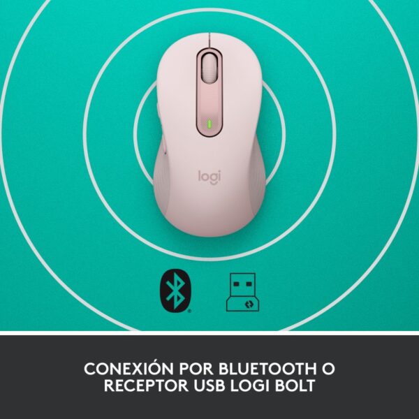 Ratón Óptico Inalámbrico Logitech Signature M650 L 2000DPI Usado **Sin embalaje original** - Imagen 7