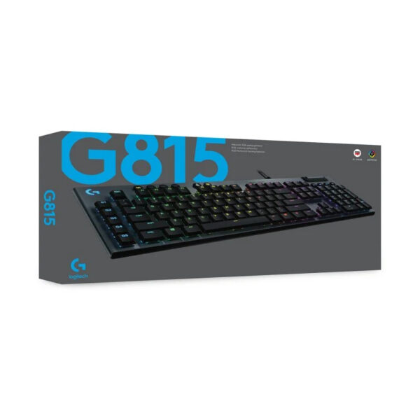 Teclado Mecánico Gaming Logitech G815 RGB GL Táctil en español Usado - Imagen 10