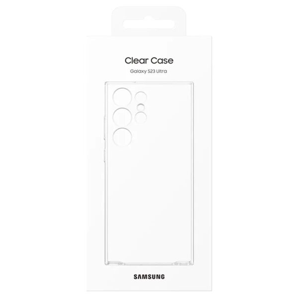 Funda original Samsung Clear transparente para Samsung Galaxy S23 Ultra - Imagen 4