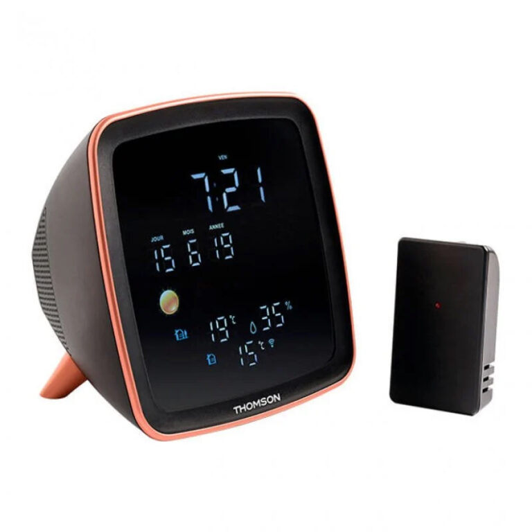 Radio Reloj Despertador Thomson CT500BT Bluetooth con Estación Meteorológica