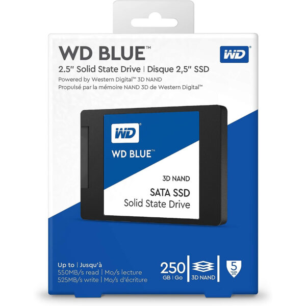 Disco Duro Western Digital Blue WDS250G2B0A 250GB SSD SATA 2,5'' Usado - Imagen 3