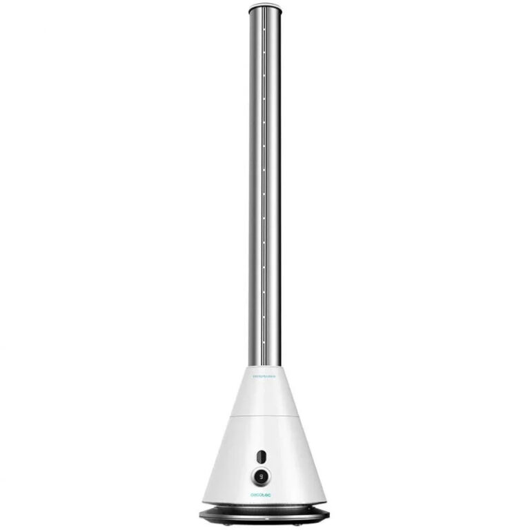 Ventilador de Torre sin Aspas Cecotec EnergySilence 9800 Skyline Bladeless Usado **No incluye mando ni manual, se gestiona desde el panel táctil del frontal.**