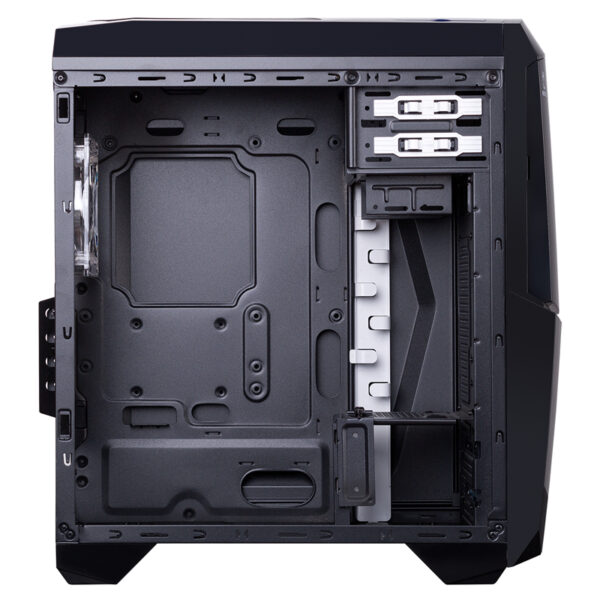 Caja de Ordenador Hiditec NG-X1 Black USB 3.0 con Ventana Negra - Imagen 4