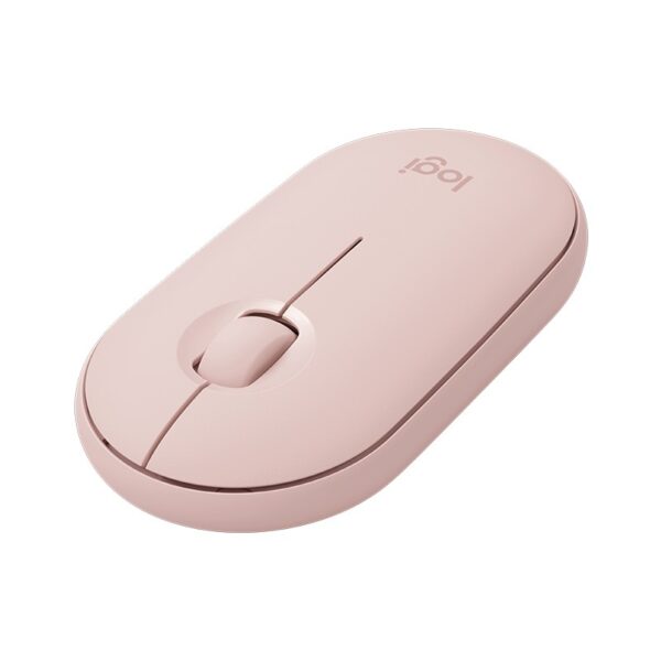 Logitech Pebble M350 Ratón Óptico Inalámbrico Rosa Usado **Sin embalaje original.** - Imagen 3