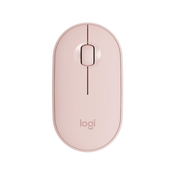 Logitech Pebble M350 Ratón Óptico Inalámbrico Rosa Usado **Sin embalaje original.** - Imagen 2