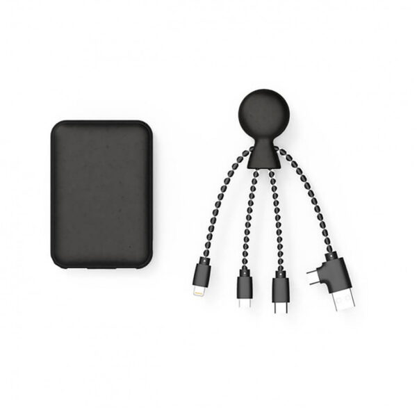 Xoopar Pack Bio powerbank 5.000 mAh+cable multi USB/Tipo C/micro USB y Light..