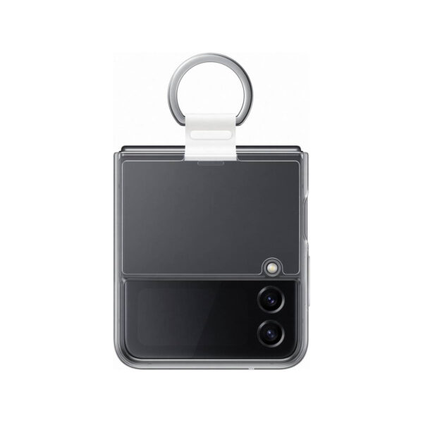 Funda original Samsung para Samsung Galaxy Z Flip 4 Anillo Transparente Usada