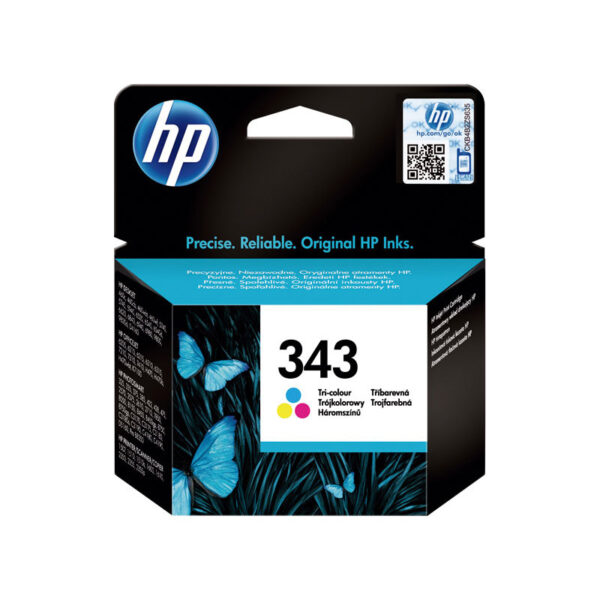 Cartucho Tinta Original HP inyección de Tinta Tricolor 343 C8766EE
