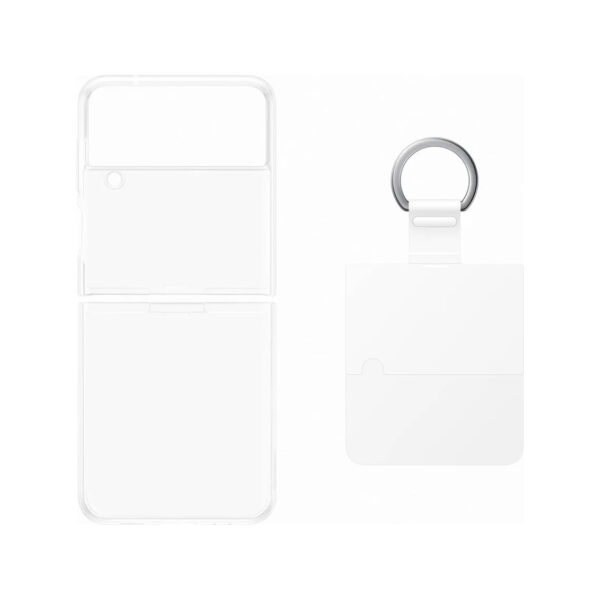 Funda original Samsung para Samsung Galaxy Z Flip 4 Anillo Transparente Usada - Imagen 4