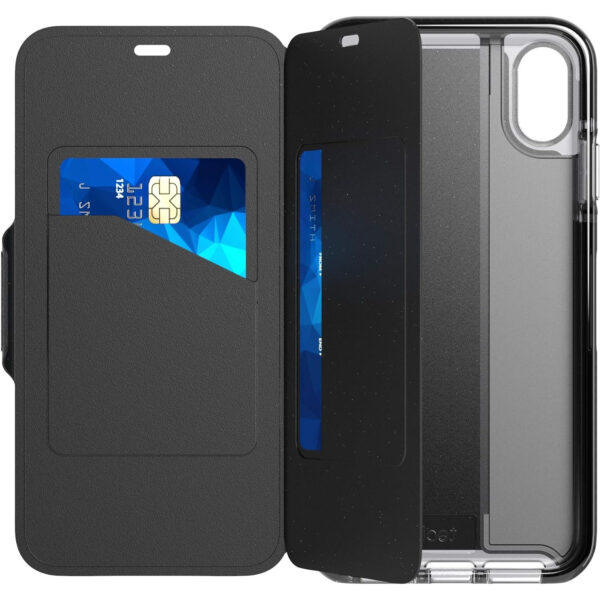 Funda Protectora Tech21 Evo Wallet con tarjetero para Apple iPhone XS MAX negro - Imagen 5