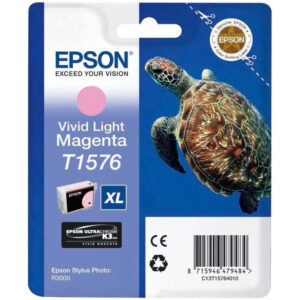 Cartucho tinta original Epson T1576 Magenta Claro C13T15764010