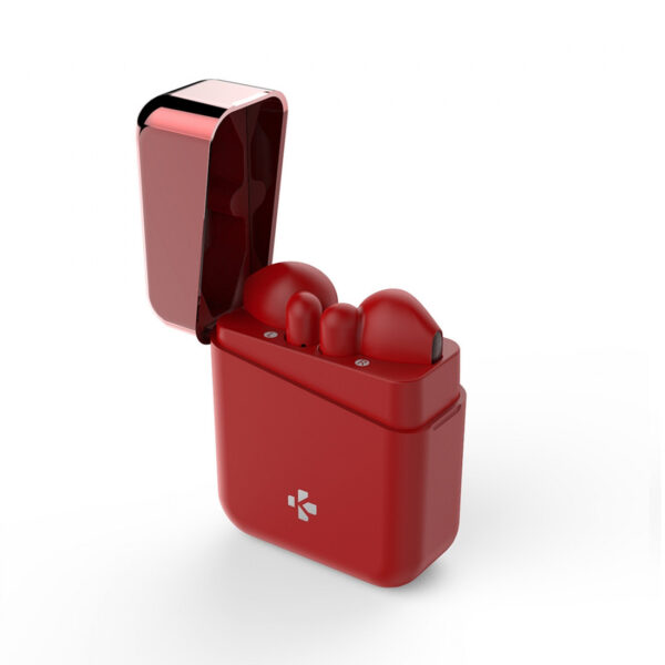 Auriculares Mykronoz True Wireless ZeBuds rojo (NUEVO) - Imagen 3