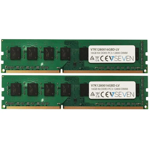 Módulo de memoria RAM V7 DDR3 1600MHz PC3L-12800 2x16GB CL11 **2 módulos 16GB**