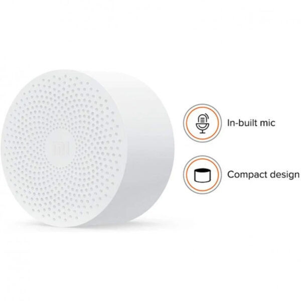 Altavoz Bluetooth Xiaomi MI Compact Speaker 2 Blanco - Imagen 2