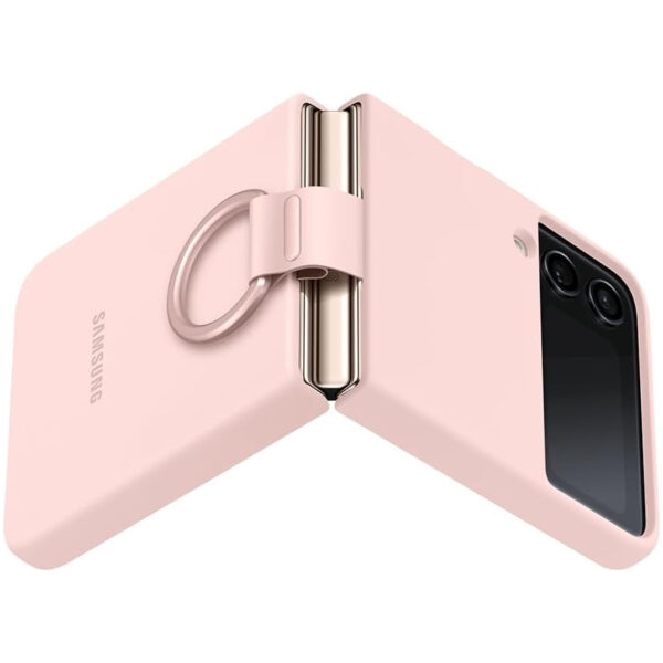 Funda original Samsung para Samsung Galaxy Z Flip 4 con Anillo Rosa Usada - Imagen 4
