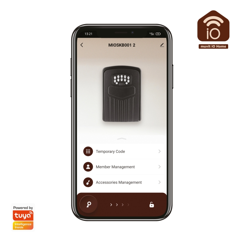 muvit iO Caja de llaves inalámbrica exterior