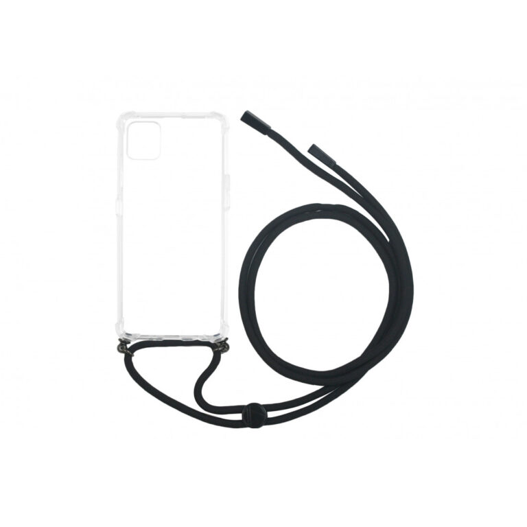 Funda Muvit Life para Apple iPhone 11 con colgante transparente.
