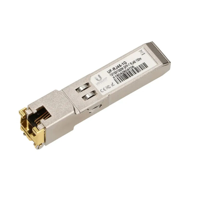 Red modulo transceptor SFP Ubiquiti UF-RJ45-1G