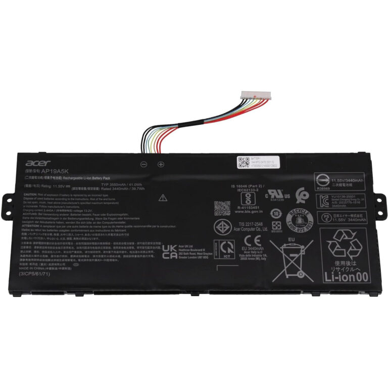 Batería Original Acer AP19A8K 11.55V 3550mAh 41.0Wh.