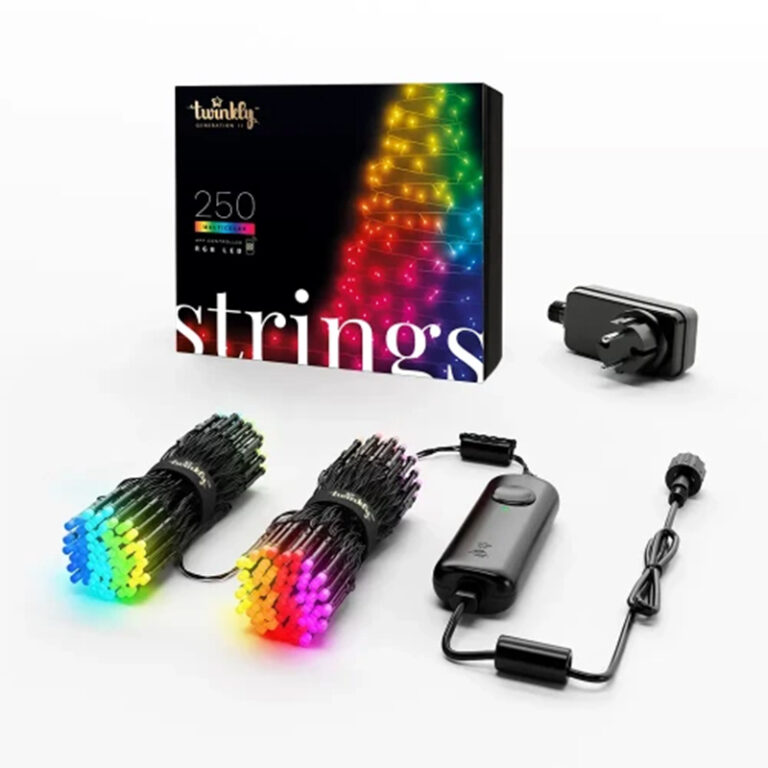 Twinkly Strings - Cadena de Luces de Navidad con 250 LED RGB Interior y Exterior