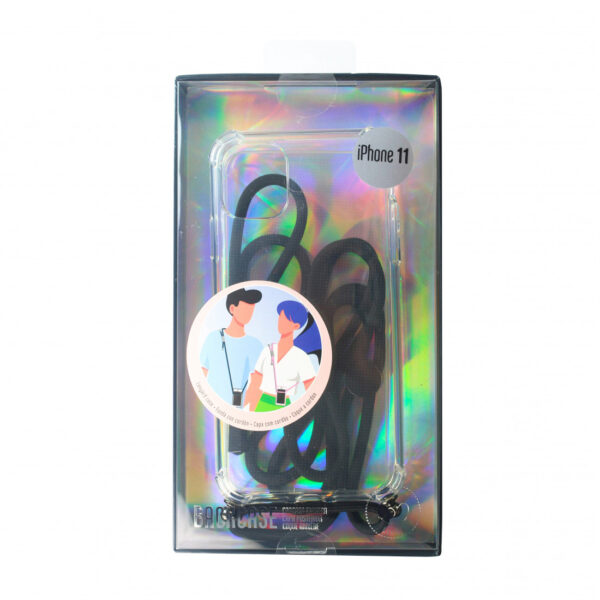 Funda Muvit Life para Apple iPhone 11 con colgante transparente. - Imagen 2
