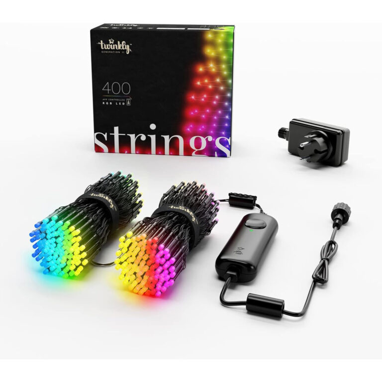 Twinkly Strings - Cadena de Luces de Navidad con 400 LED RGB Interior y Exterior