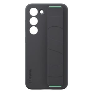 Funda original silicona Samsung Grip Negro para Galaxy S23+