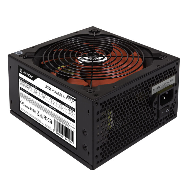 Fuente de alimentación UNYKAch ATX 700W GAMING Usada