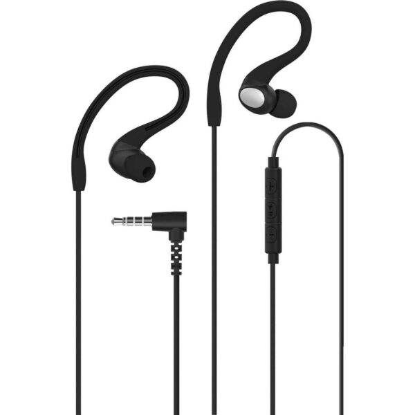 Auriculares de botón Celly UP700 Active Sport y conector de 3,5 mm Negro - Imagen 2