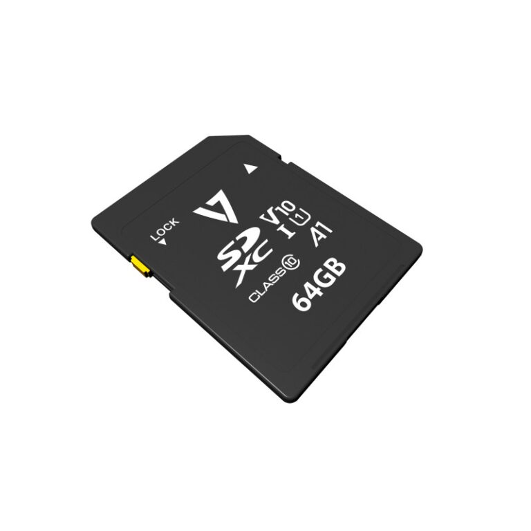 Tarjeta de memoria V7 VPSD64GV10U1 64 GB SDXC CLASE 10 negra