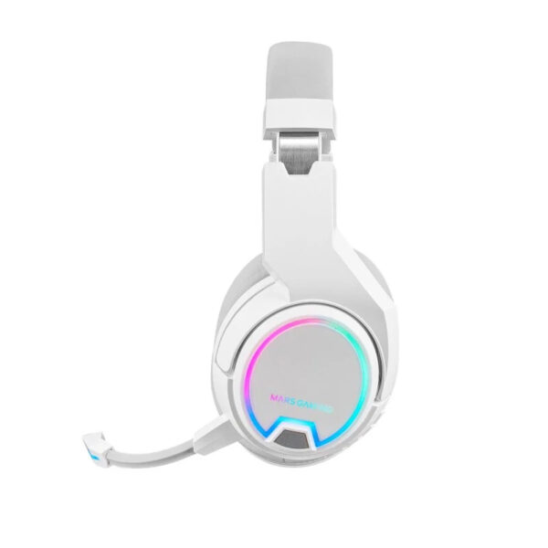 Auriculares Gaming Mars Gaming MHW-100 Inalámbricos Blancos - Imagen 4