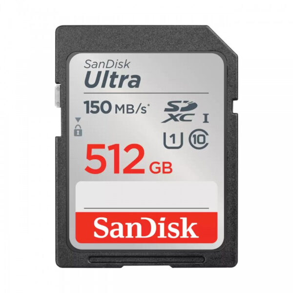 Tarjeta Memoria SanDisk SDXC 512Gb Ultra 140Mb/s Clase 10