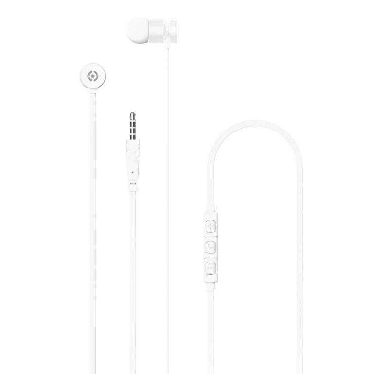 Auriculares de botón Celly UP1000SV con microfono y conector de 3,5 mm Plata