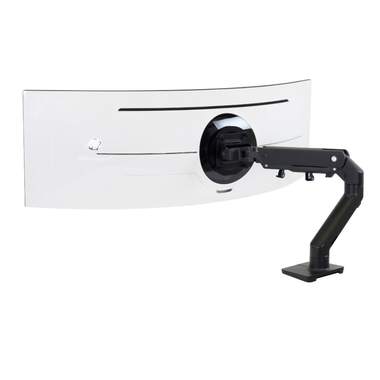 Soporte Para Monitor Ergotron Hx con pivote HD negro hasta 49'' Usado