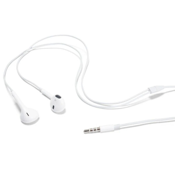 Auriculares Apple Ear Pods Binaurales Blancos de Botón (NUEVO) - Imagen 4