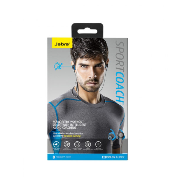 Auriculares Jabra Estéreo Sport Coach Wireless DOLBY y Acelerometro Azul (NUEVO) - Imagen 5