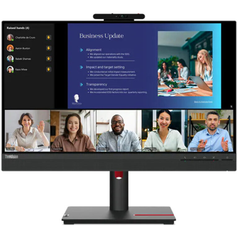 Monitor Lenovo ThinkVision T24v-30 23.8" LED IPS Full HD *La WEBCAM esta dañada*
