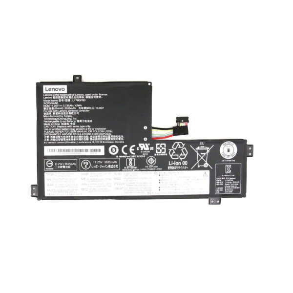 Batería Original Lenovo L17L3PB0 11.25V 3735mAh 42Wh