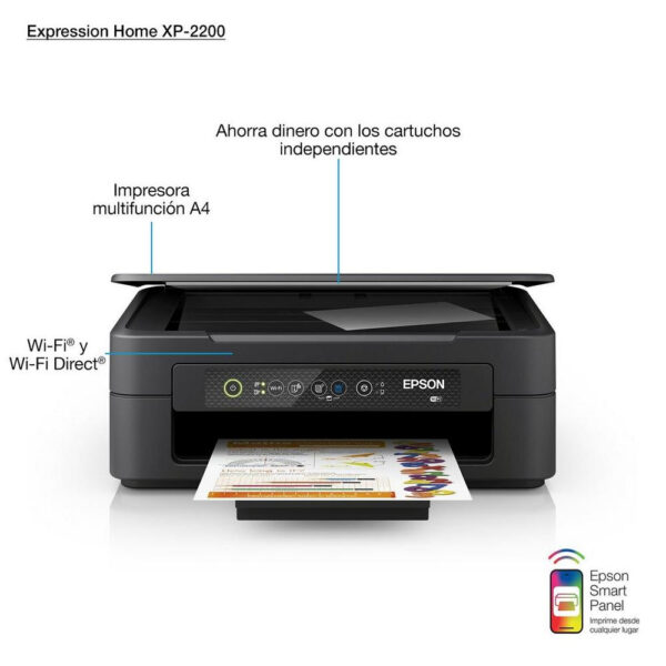 Impresora Epson Expression Home XP-2200 Color Usado **No incluye los cartuchos** - Imagen 4