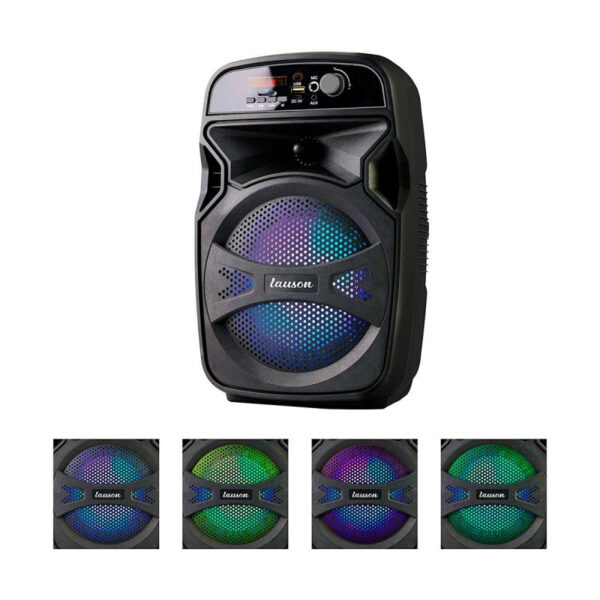 Altavoz  Portátil Lauson LLX34 Bluetooth con Karaoke 20W Negro - Imagen 5