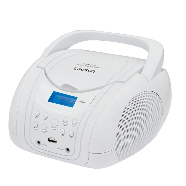 Reproductor CD Lauson CP454 Radio FM/PLL Blanco