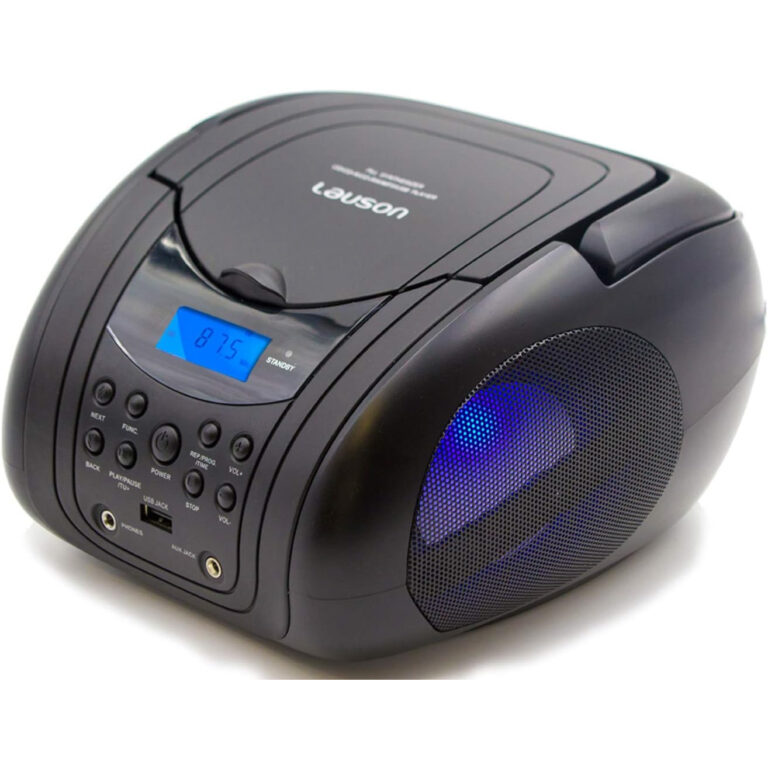 Reproductor CD Lauson CP555 - Boombox Negro **Sin embalaje original**